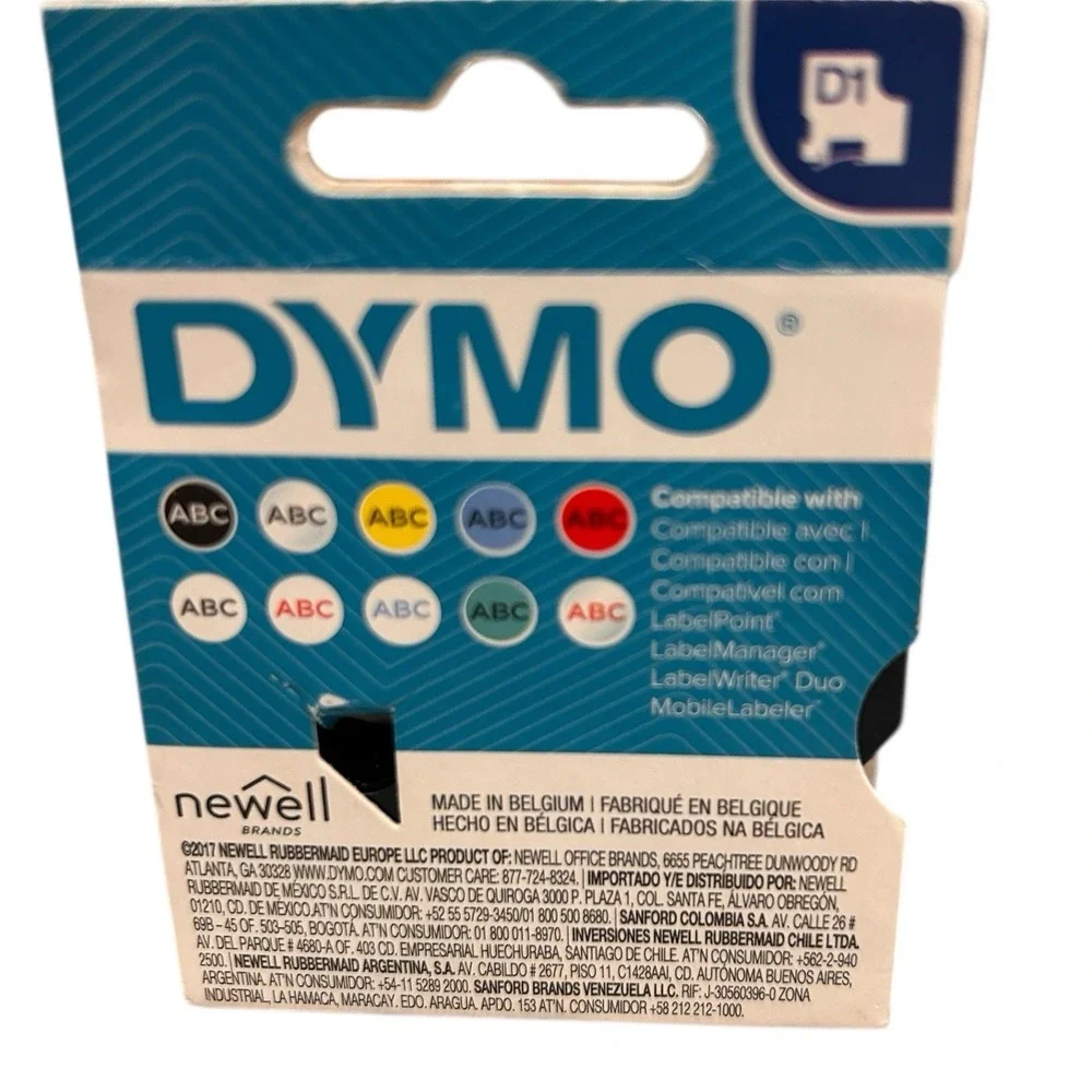 DYMO‎ D1 Standard Label Tape 1/2
